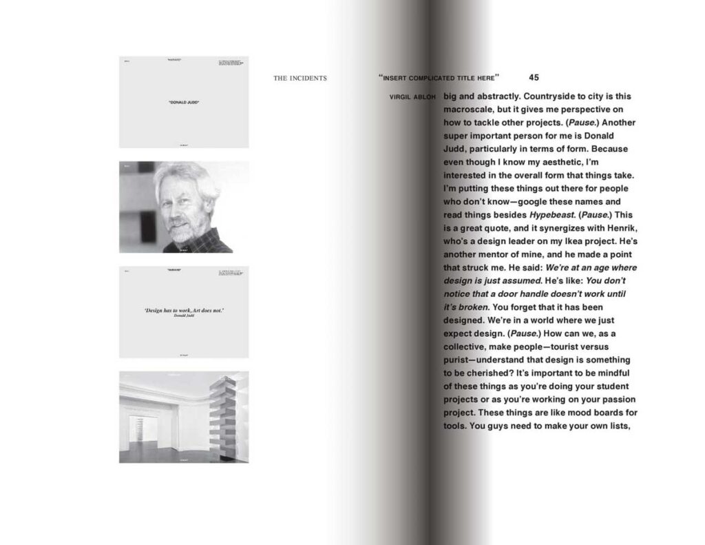 virgil abloh insert complicated title here book 5